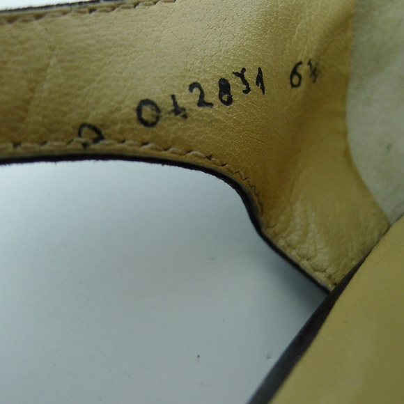 Bottes Vintage Tanino Crisci Italie 1982 - Or (Gold) - Taille 36 - Cuir - Talon 8.5cm - Occasion